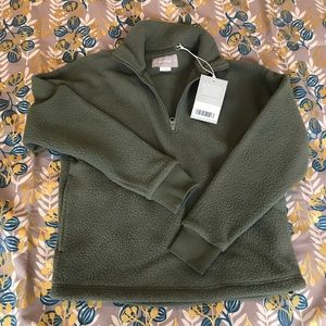 Everlane Half zip xxs NWT